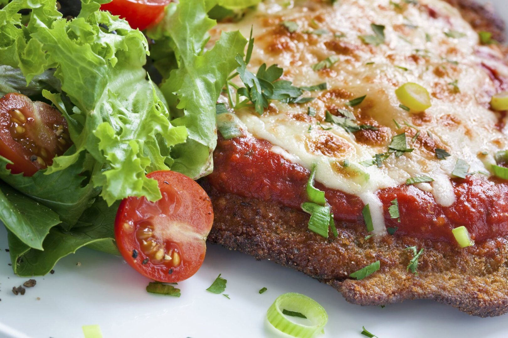 A close up of some food on a plate